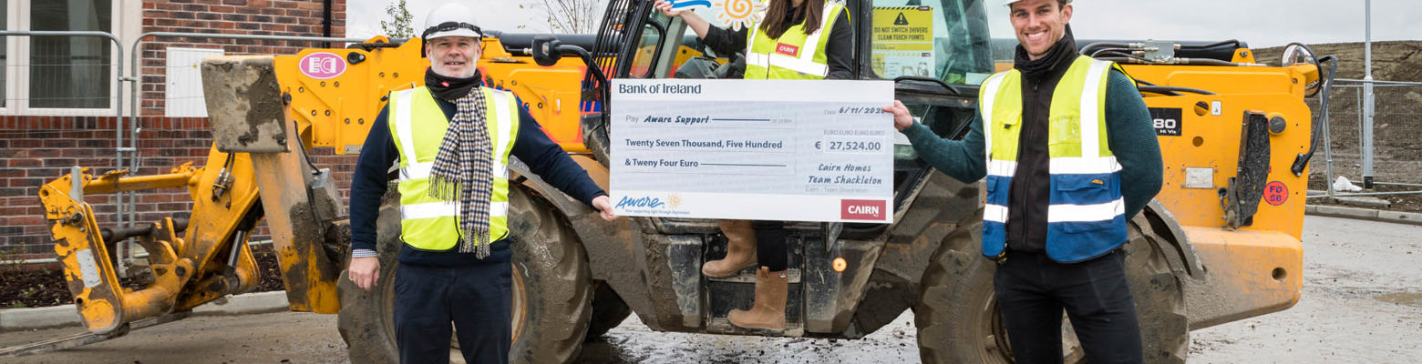 Our Shackleton Park team raise money for Aware.