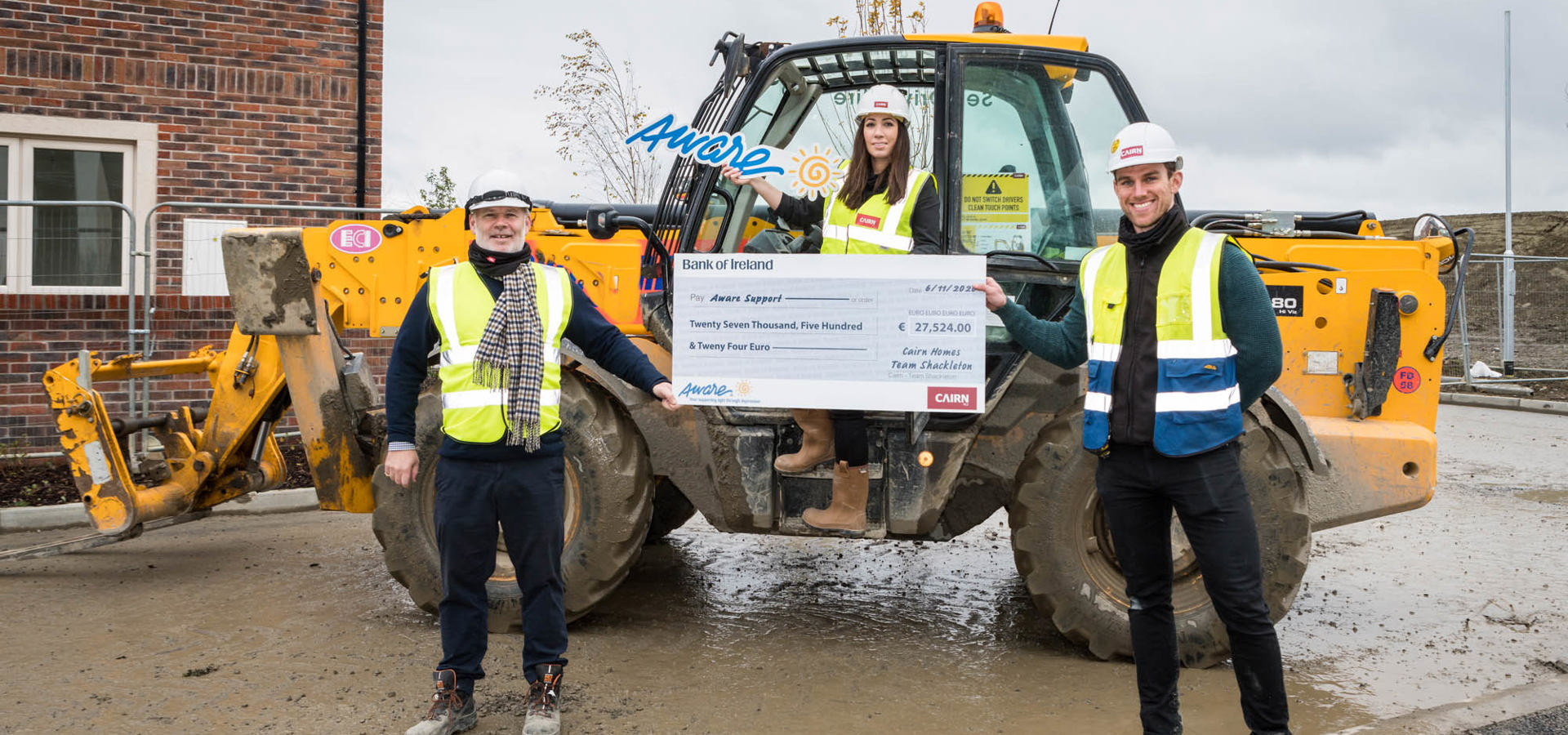 Our Shackleton Park team raise money for Aware.